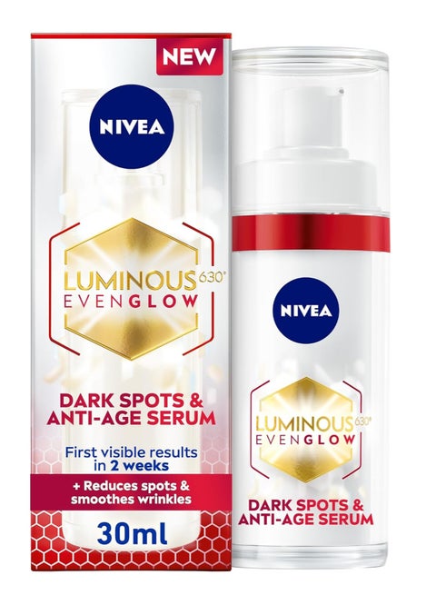 NIVEA LUMINOUS630 Even Glow Dark Spots and Anti-Age Serum 30ml