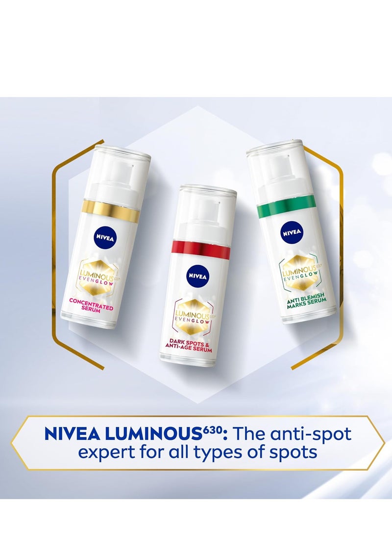 NIVEA LUMINOUS630 Even Glow Dark Spots and Anti-Age Serum 30ml