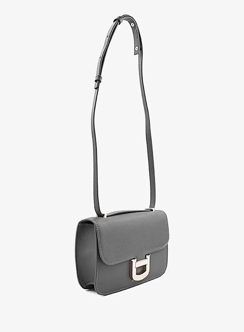 Cuple Cuple Textured Zip Shoulder Bag