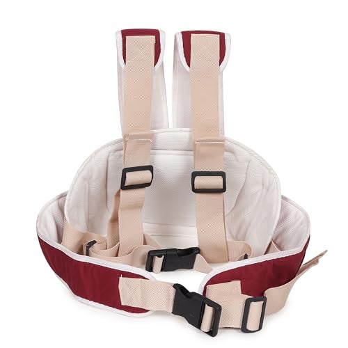 MELVIS Kids Safety Belt for Two Wheeler with Reflective Strips, Portable Seat Belt Children Motorcycle Harness for Motorcycle Bike, Adjustable Safety Harness for Boys Girls (2-12years) (Maroon) - Image 4