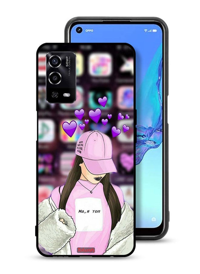 Tolwak - Oppo A55 4G Protective Case Cover Anti Social Club - Image 1