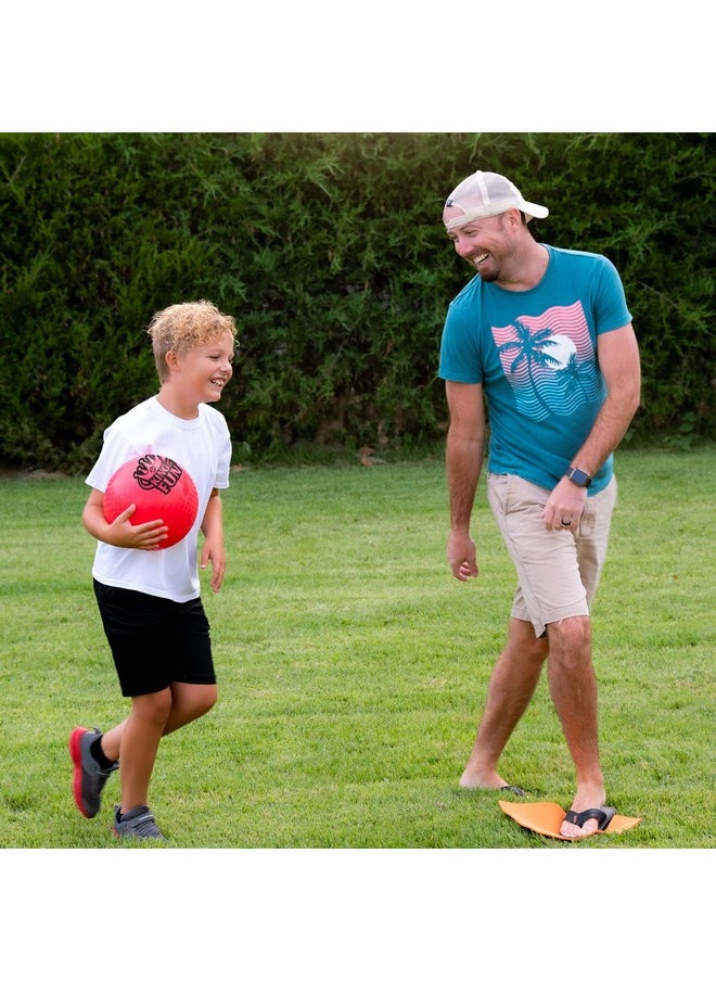 Hedstrom - Hedstrom King of Fun Jumbo Oversized Kickball Set, Red - Image 1