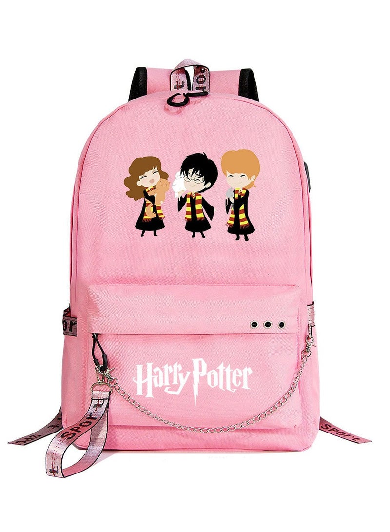Harry Potter Cartoon Printed Backpack