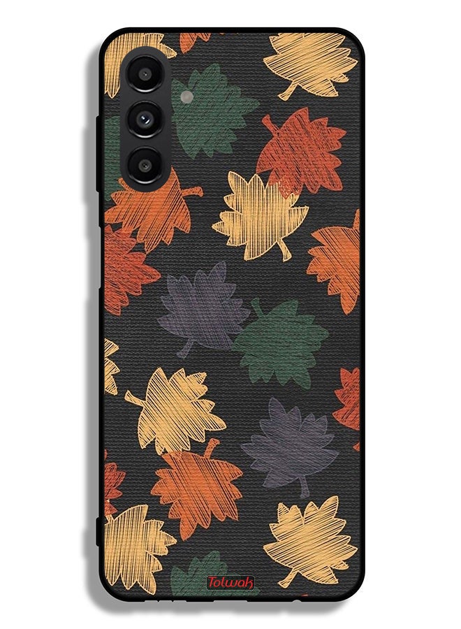 Tolwak Samsung Galaxy A04s Protective Case Cover Autumn Leaves Art - Image 1