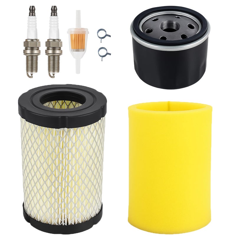 Pro Chaser YTH18542 Air Filter Oil Filter Tune Up Kit for Husqvarna YTH18542 Mower Craftsman 917.289244 917.288620 917.203810 917.203830 917.288070 917.288516 917.288525 Mower W/ 19.5hp 20hp 21hp Engine - Image 1