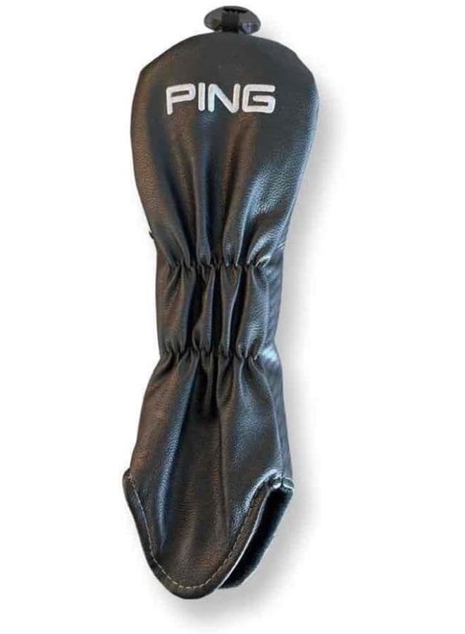 PING G430 Fairway Wood Headcover, Black-White-Yellow-Gray, Leather, Adjustable Number TAG - Image 1
