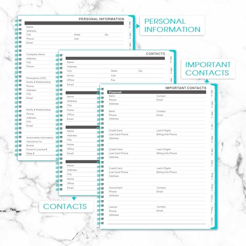 Coboll Monthly Planner 2025-2027 - 2025-2027 Monthly Planner, 9'' x 11'', 24 Months from JUL. 2025 to JUN. 2027, Academic Planner With Inner Pocket - Image 5