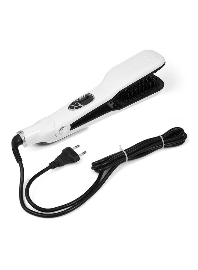 نيبمينينت مشط فرد الشعر الكهربائي بالبخار أبيض - Image 1