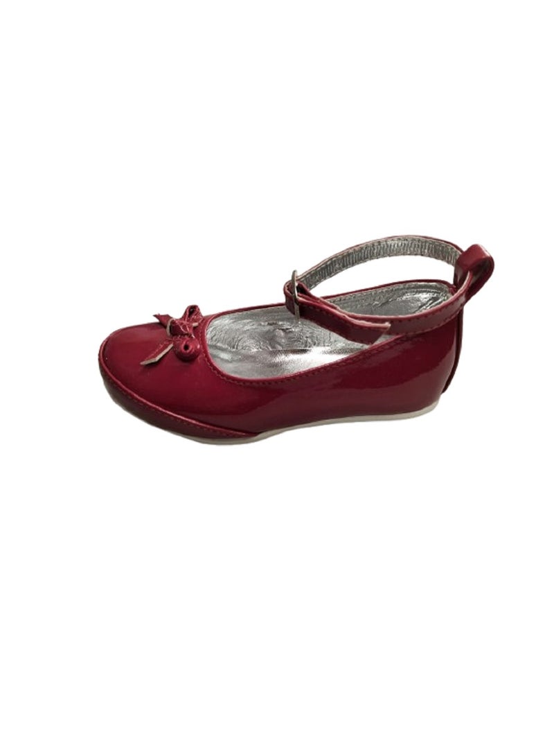 Generic Glossy Red Leather Shoes for Kids-21 - Image 2
