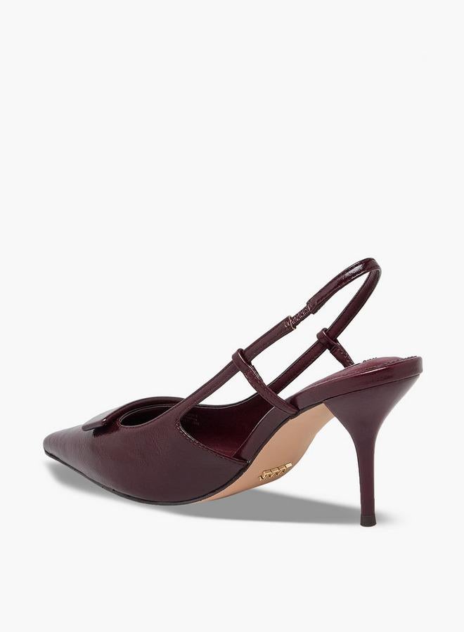 ELLE Women Pointed Toe Slingback Shoes - Image 5