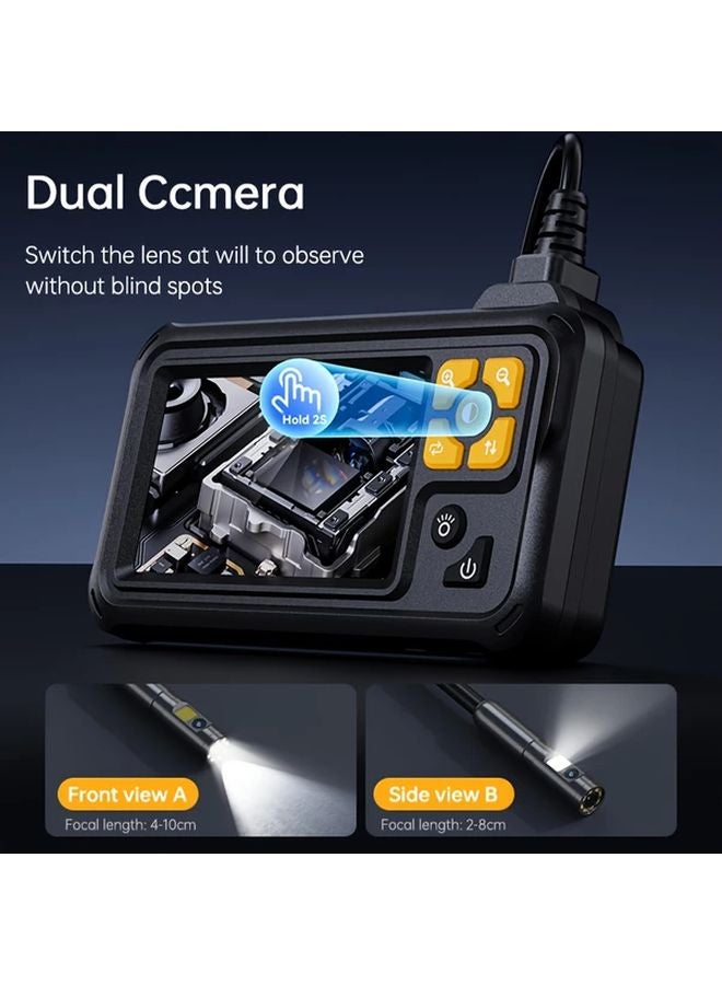 Generic 4 3 Inch HD Industrial Pipe Inspection Camera 5 Meter 8 5mm Dual Camera Carbon Deposit Detector - Image 5