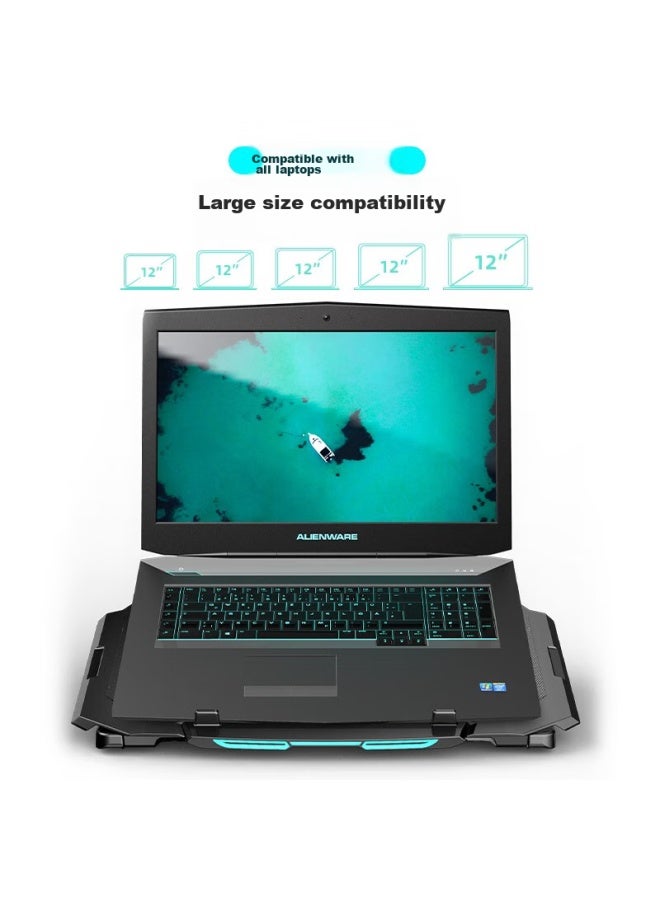 Suohuang Ssrq-020s1 Laptop Cooling Pad, Computer Stand, 15.6-inch 17.3-inch, Suitable For Lenovo Legion Y7000p, Dell Alienware, Asus, Hp - Image 4