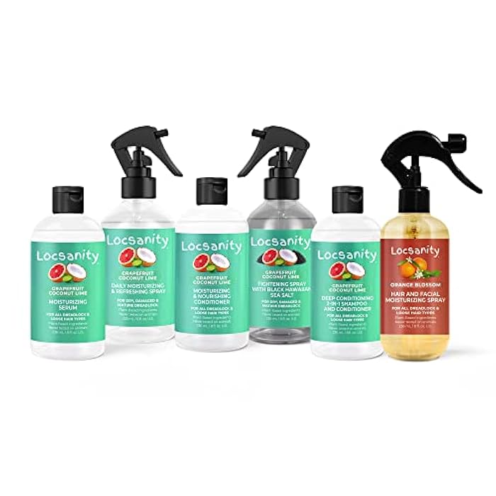 Locsanity Grapefruit Coconut Lime Compete Loccare Bundle - Locs Sisterlock Dreadlocks Microlocks Dreads - Image 1
