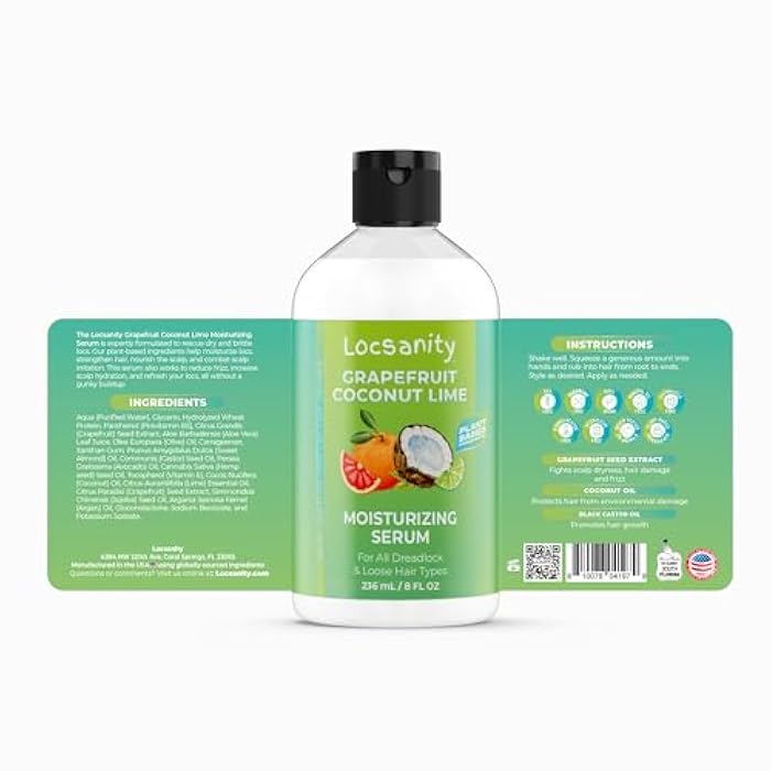 Locsanity Grapefruit Coconut Lime Compete Loccare Bundle - Locs Sisterlock Dreadlocks Microlocks Dreads - Image 5