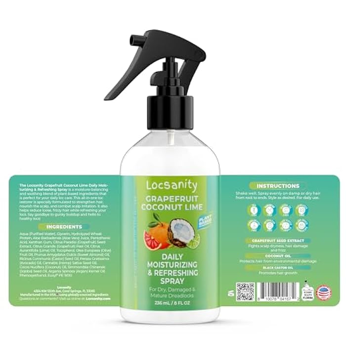 Locsanity Grapefruit Coconut Lime Compete Loccare Bundle - Locs Sisterlock Dreadlocks Microlocks Dreads - Image 2