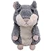 Qwifyu Talking Hamster Interactive Stuffed Plush Animal Talking Toy Cute Sound Effects with Repeats Your Said Voice Best Buddy for Kids Gift Age 3 Gray - Image 4