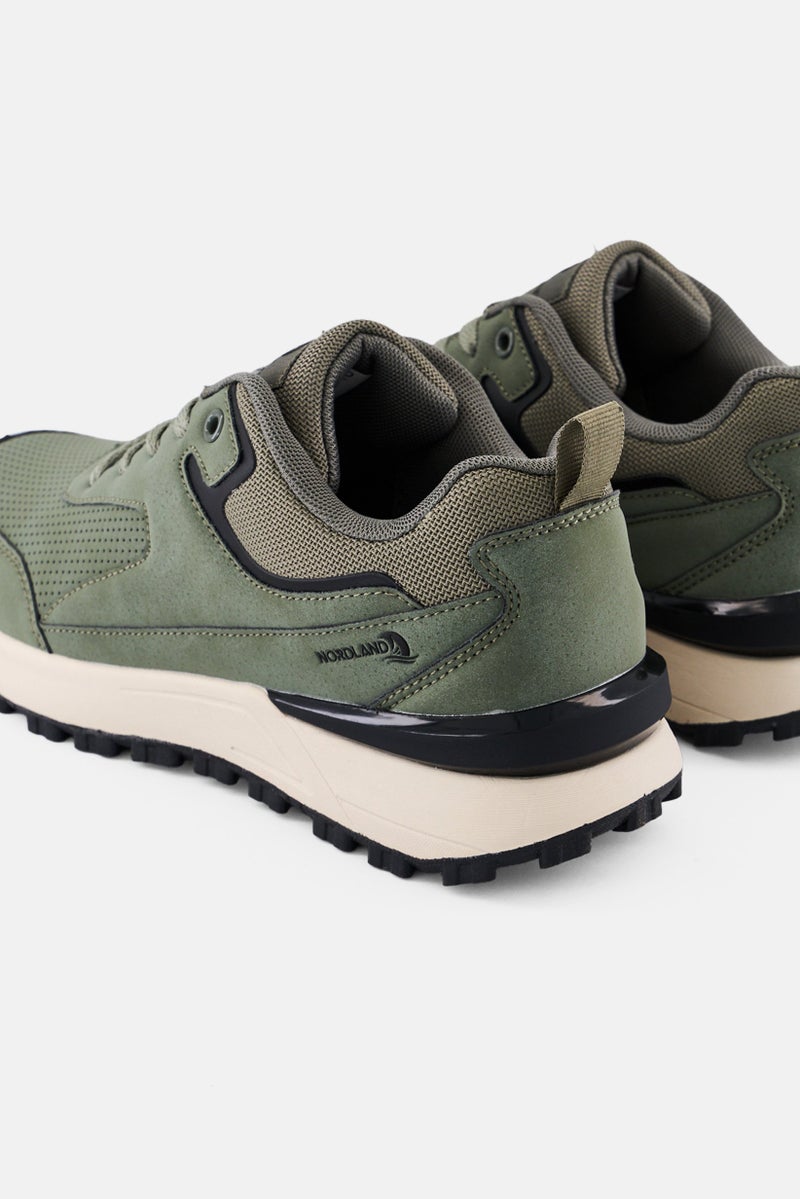 Nordland أحذية كاجوال للرجال برباط، زيتوني - Image 3