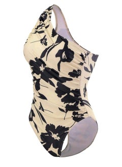 Shein SHEIN Swim Summer Beach Women's One Piece Swimsuit With Floral Print And Ruched Design  - Image 3