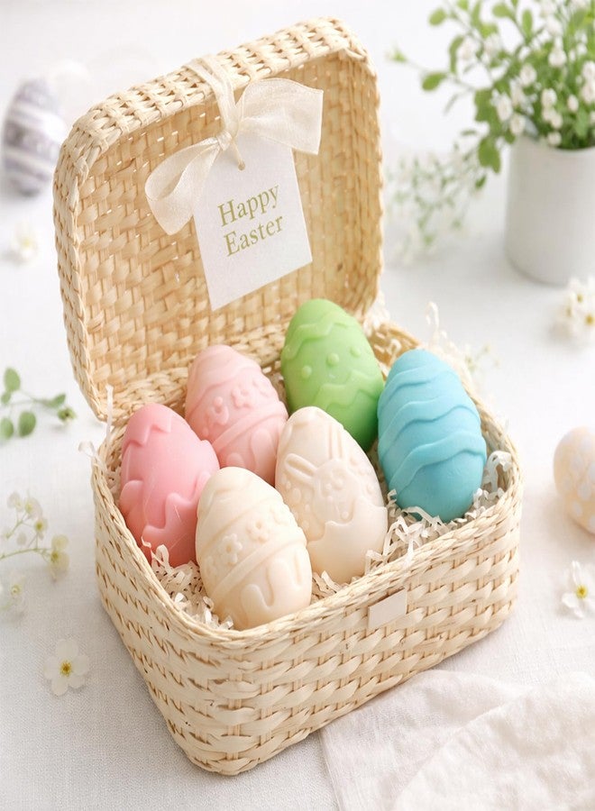 LLPMutu 2PCS Easter Eggs Silicone Mold Half Egg Mold 3D Easter Egg Molds Chocolate Mold Easter chocolate egg mold Breakable easter egg moldEaster Egg Candy Silicone Mold for Cake Chocolate Jelly Soap Wax - Image 2