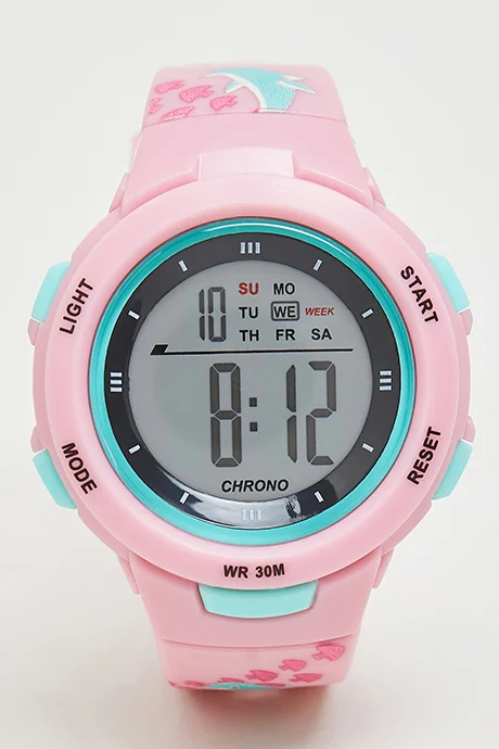 R&B Printed Digital Watch