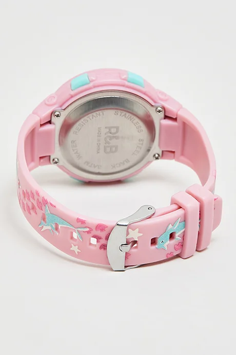 R&B Printed Digital Watch
