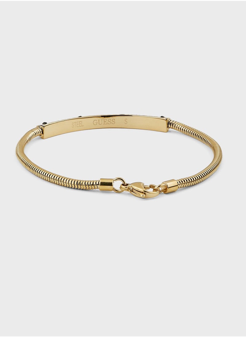 GUESS Crystals Pave Tag Chain Bracelet  - Image 2