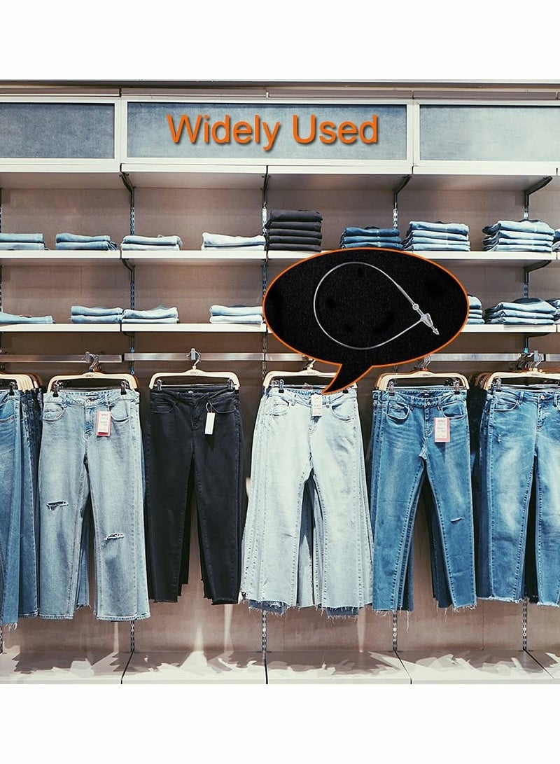 KASTWAVE Beaded Loop Tie Fasteners, Snap Lock Pin Beaded Loop Tie Plastic Paper Price Tag Fasteners (1000 pcs 5-in ) - Image 3