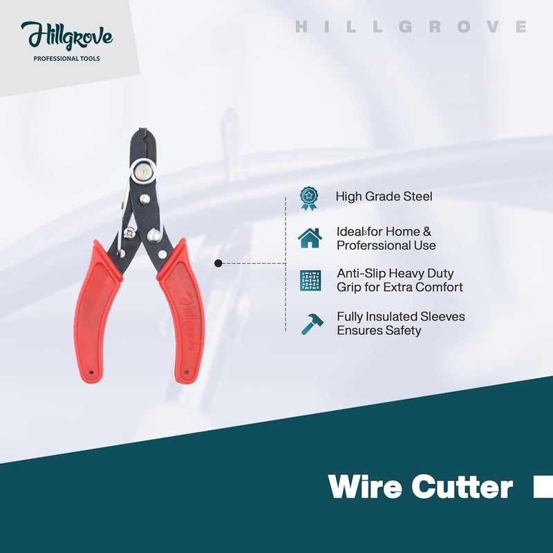 Hillgrove HGCM143M1 Combo of 3Pcs Plier 5in1 Screwdriver Set Wire Cutter Hand Tools Kit - Image 4