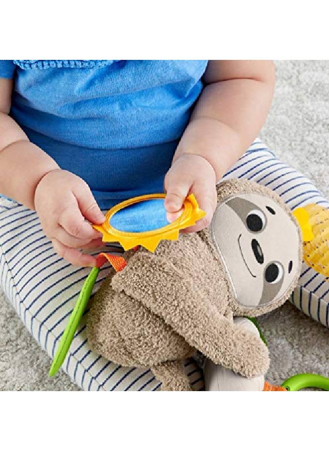 Fisher-Price Slow Much Fun Stroller Sloth 0+ Kids Brown/Yellow/Green  - Image 4