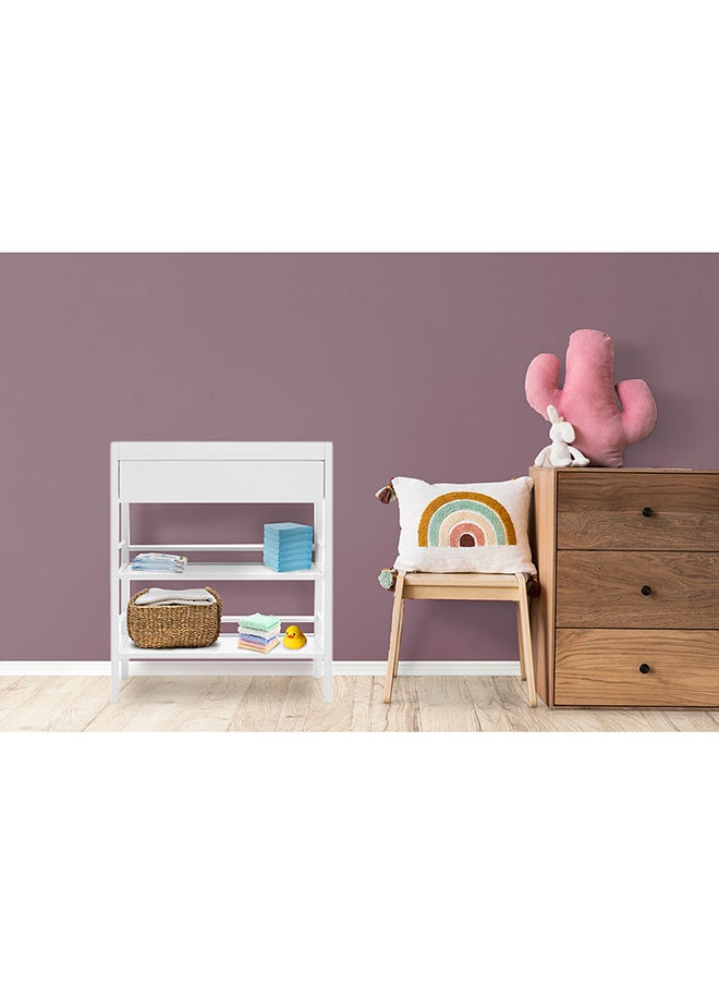Bumble & Bird Baby Changing Table - White  - Image 4