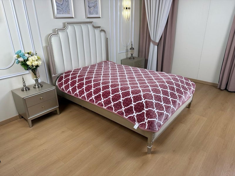 بطانية نفرين وزن 4 كيلو مقاس 200×240 سم دفء فاخر ولمسة نعومة تُغني غرفة نومك - Image 1