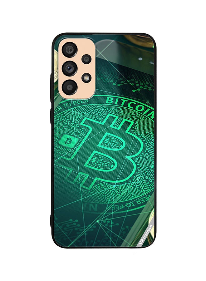 VR CREATIVE Protective Case Cover For Samsung Galaxy A23 Bitcoin Design Multicolour - Image 1