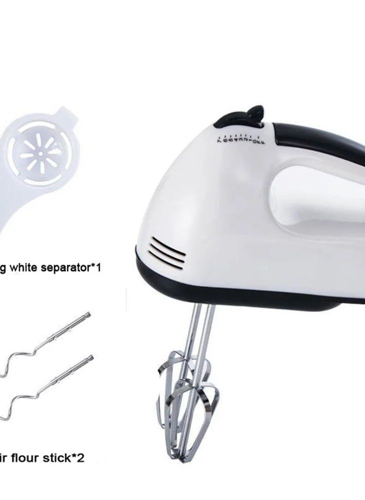 Generic - Electric Egg Beater for Whipping and Kneading 2 in 1 Beater, Kneader and Whisk 7 Speeds H - Image 1