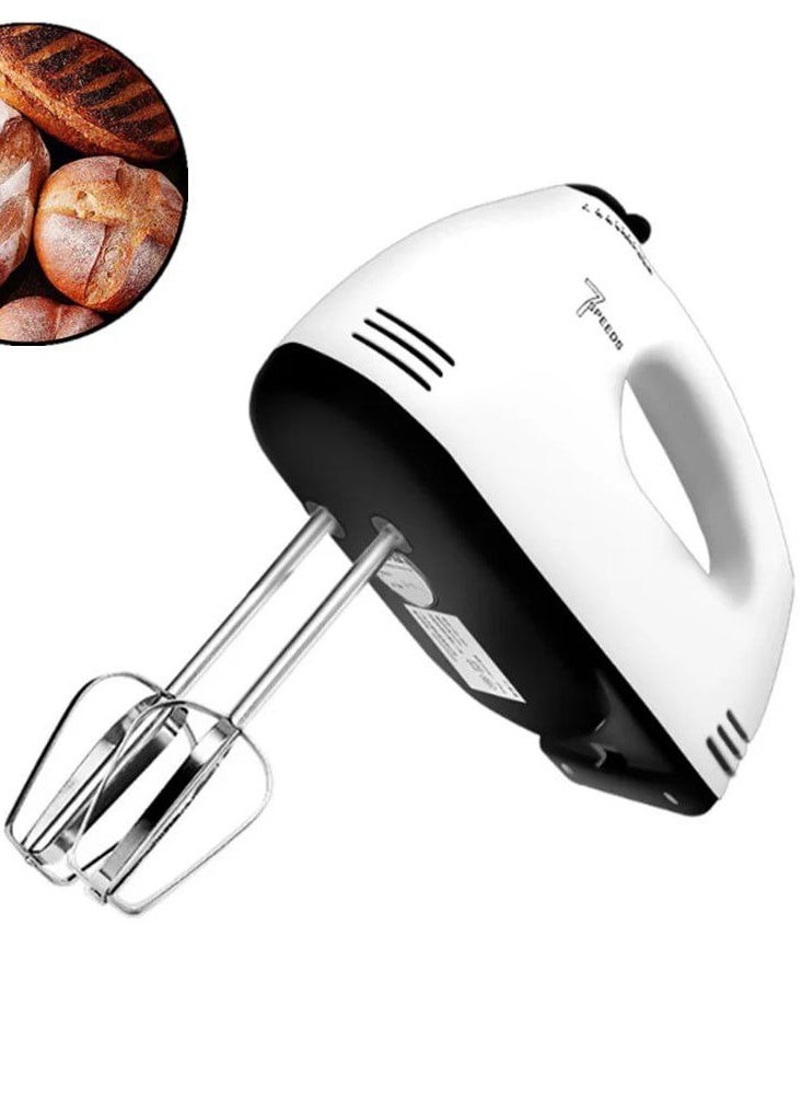 Generic - Electric Egg Beater for Whipping and Kneading 2 in 1 Beater, Kneader and Whisk 7 Speeds H - Image 1