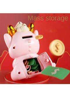 Y&D Year Of The Dragon Creative Cartoon Little Dragon Luminous Piggy Bank Children's Gift Decoration Piggy Bank-Green  - Image 3