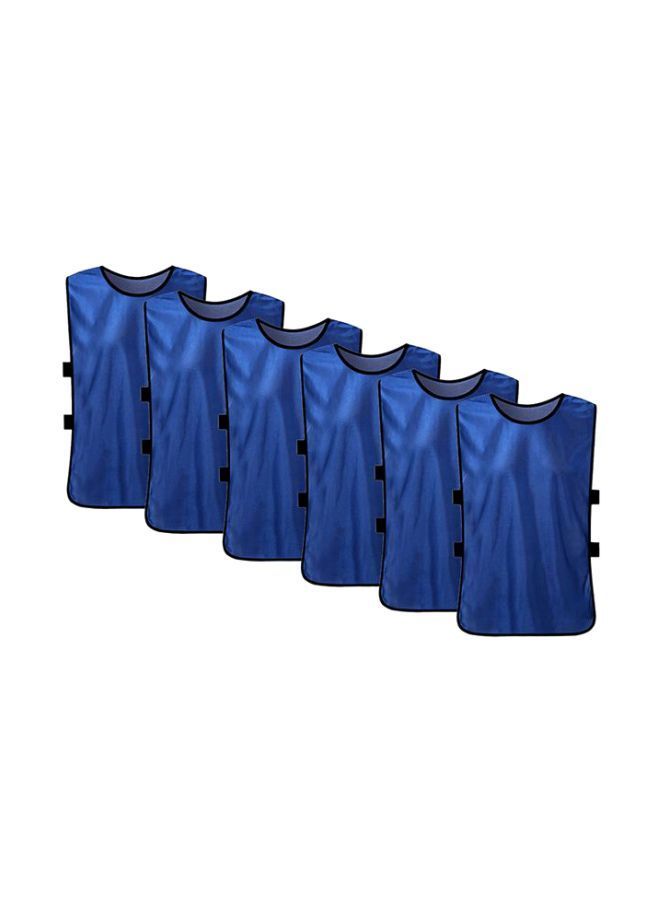 NIBEMINENT 6-Piece Soccer Pinnies Quick Drying Football Team Training Bibs - Image 2