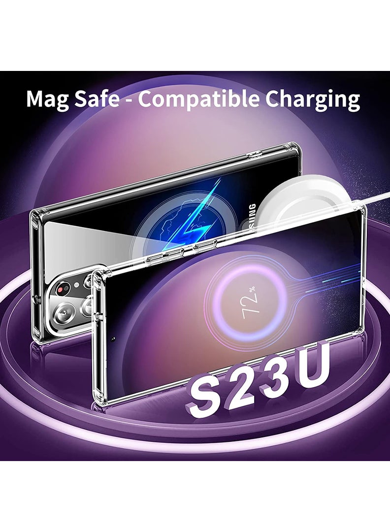 Theodor Magnetic Case for Samsung Galaxy S23 Ultra 6.8-inch Compatible with MagSafe Wireless Charging, Shockproof Phone Bumper Cover Secret Garden copy - Image 2