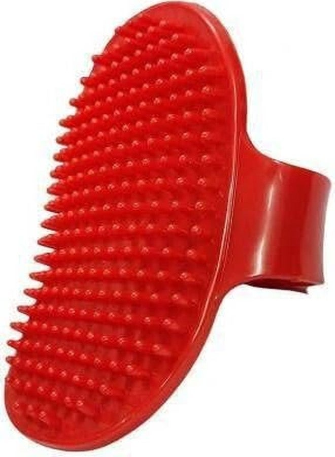 Agirav Dog Bathing Brush with Shampoo Dispenser, 2 in 1 Design, Non-Slip Ring, 15x15x5 Centimeters, 1 Count - Image 1