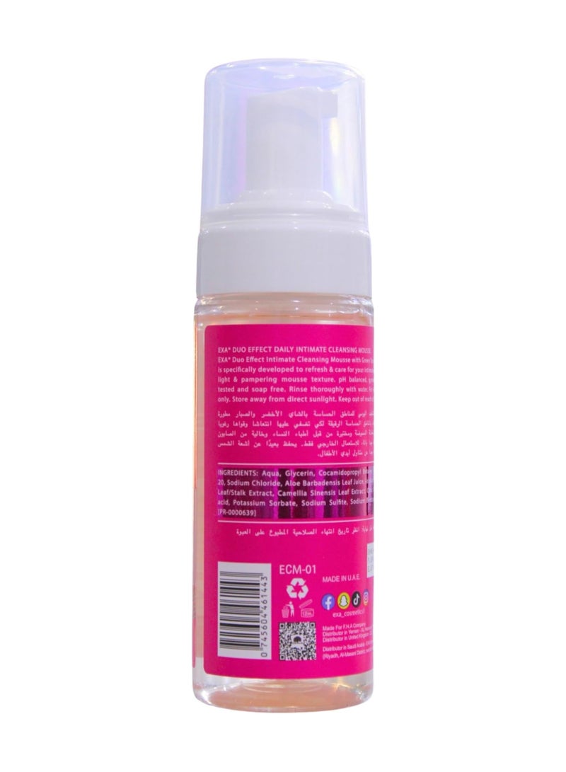 EXA Exa Daily Sensitive Area Cleansing Foam with Duo Green Tea and Aloe Vera 150ml  - Image 3