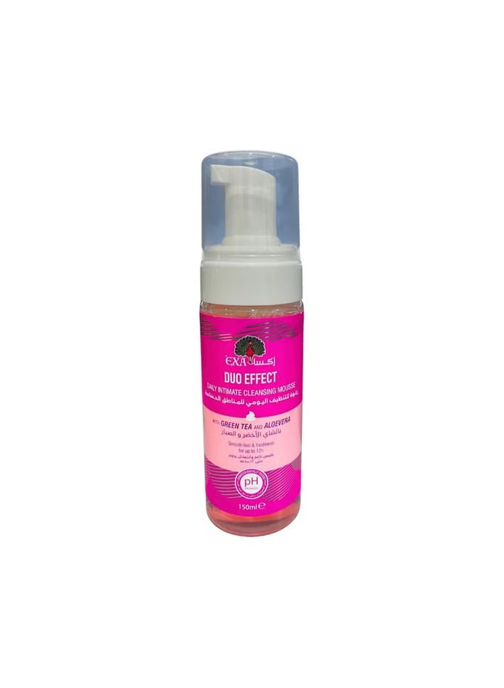 EXA Exa Daily Sensitive Area Cleansing Foam with Duo Green Tea and Aloe Vera 150ml  - Image 2