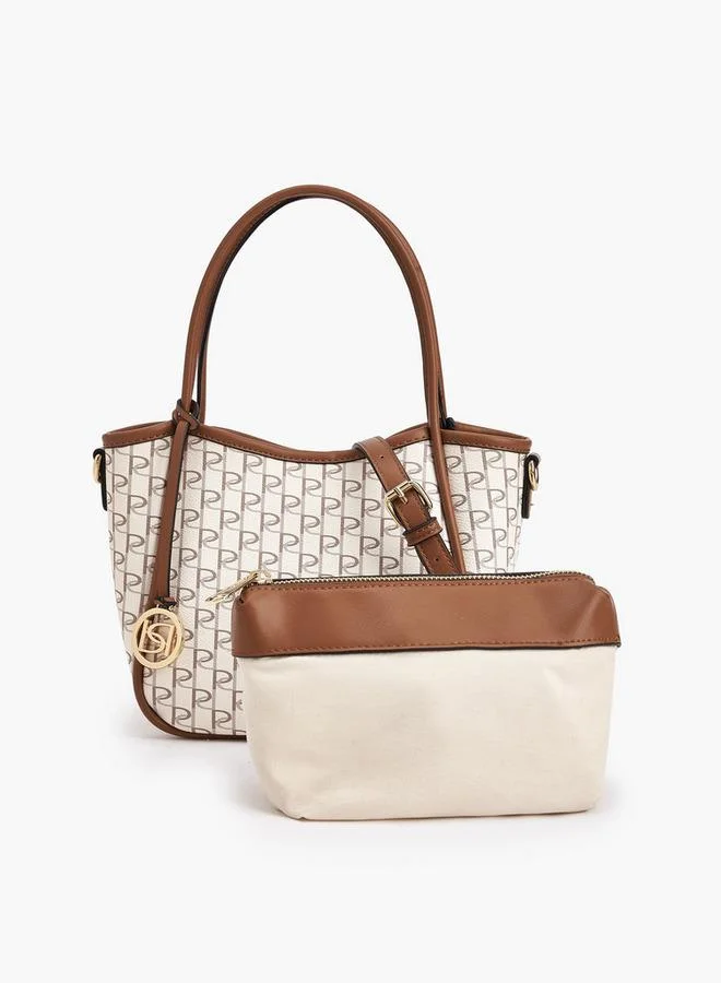 بابريكا Printed Tote Bag With Pouch