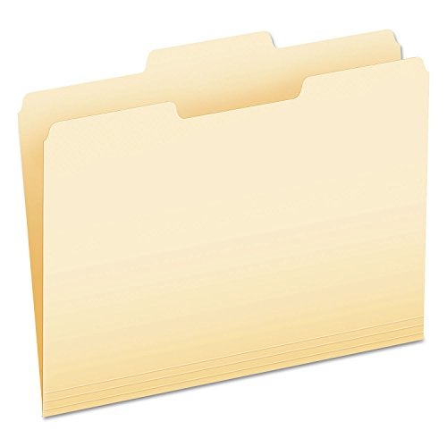 Pendaflex File Folders, Letter Size, Manila, 1/3 Cut, 100/BX (752 1/3-2) - Image 2