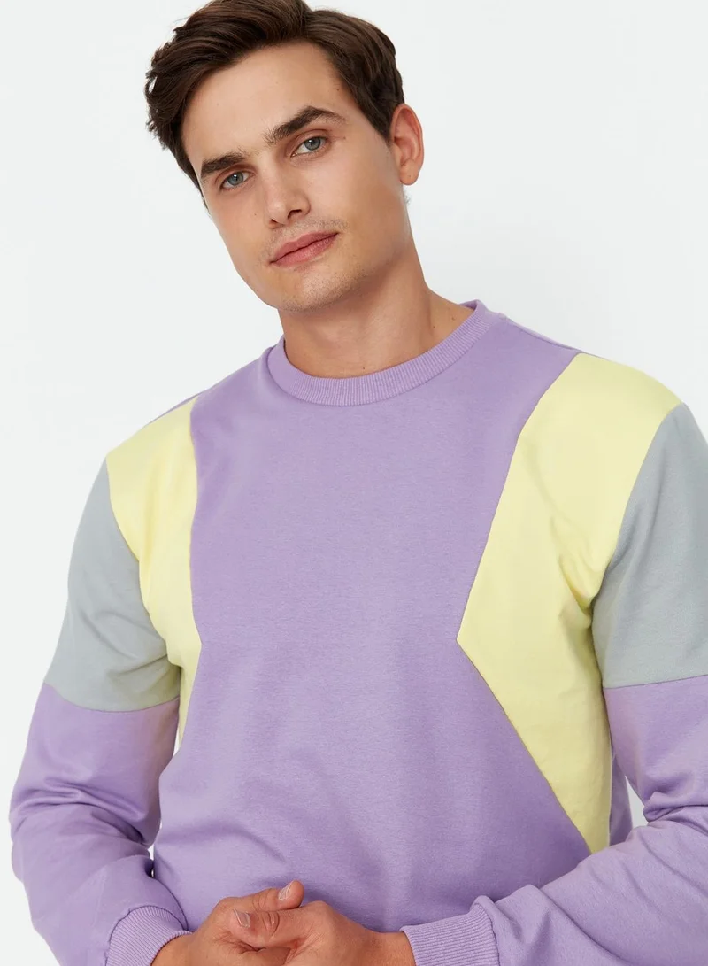 trendyol Color Block Sweatshirt