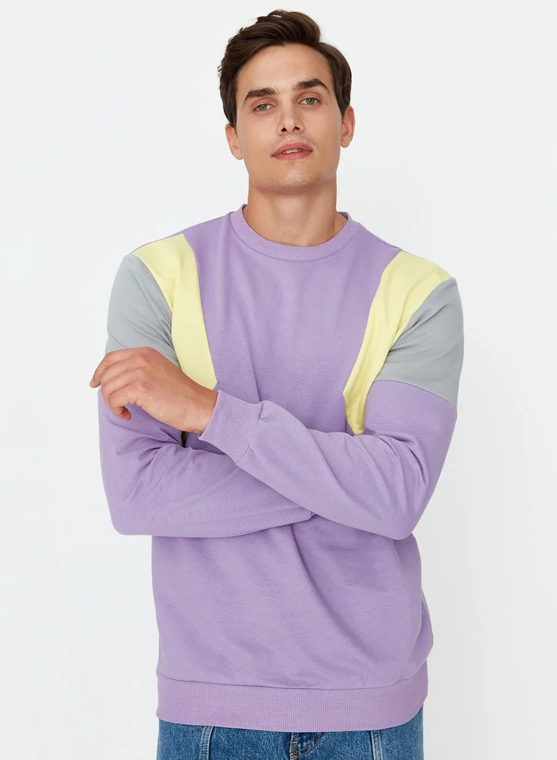 trendyol Color Block Sweatshirt