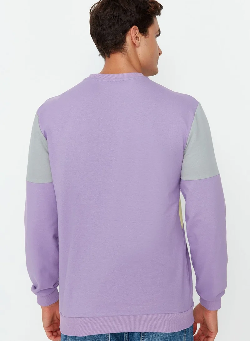 trendyol Color Block Sweatshirt