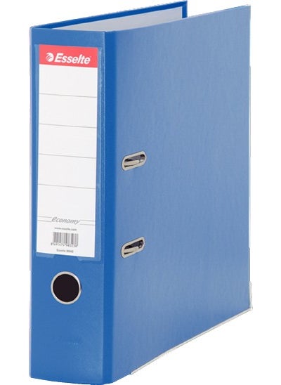 Esselte مجلد بلاستيكي واسع من Esselte Büro Eco باللون الأزرق، عبوة من 5 قطع  - Image 1