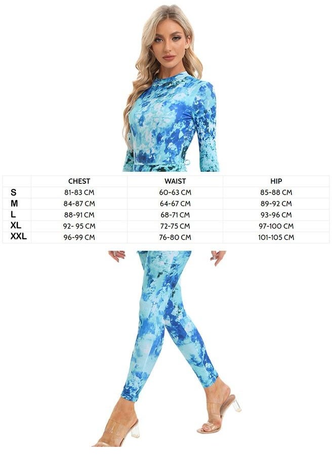 Womens Muslim Swimsuits Tie Dye Top Swim Pants with Long Sarong Cover up Wrap Skirt Swimwear Modest Bathing Burkinis Suit 4PCS - pzsku/ZA32AA8013235083F59FCZ/45/_/1690963657/f24e4183-3b6b-4460-8553-b947c34502d1