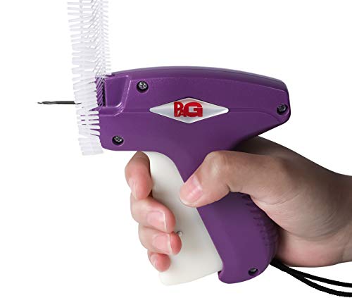 PAG Standard Tagging Gun Price Tag Attacher Gun for Clothing with 5 Needles and 2000 2inch Barbs Fasteners, Purple - Image 2