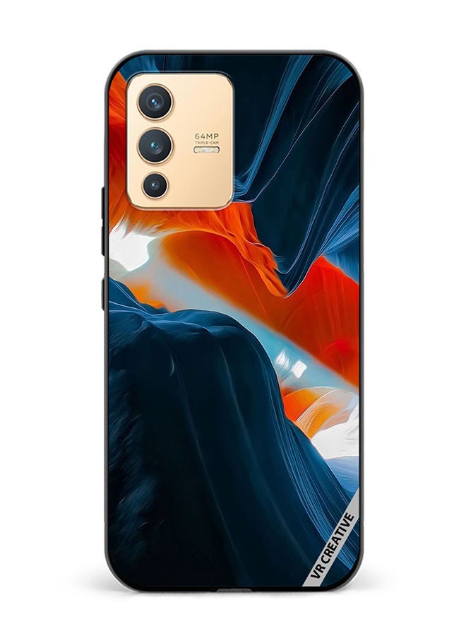 VR CREATIVE Protective Case Cover For Vivo V23 5G Layers Design Multicolour - Image 1