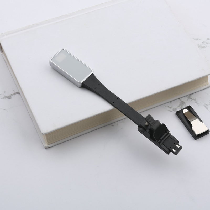 Led Clip On Book Light: 3 Color Temperatures Stepless Dimming, Compact Handy Design - Broad Narrow Adjustable Beam, Rechargeable Clip On Book Light for Reading Paper Books, E-Books, Power Outages, Car - Image 5